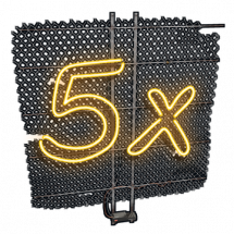 Large Animated Neon Sign (pack of 5)